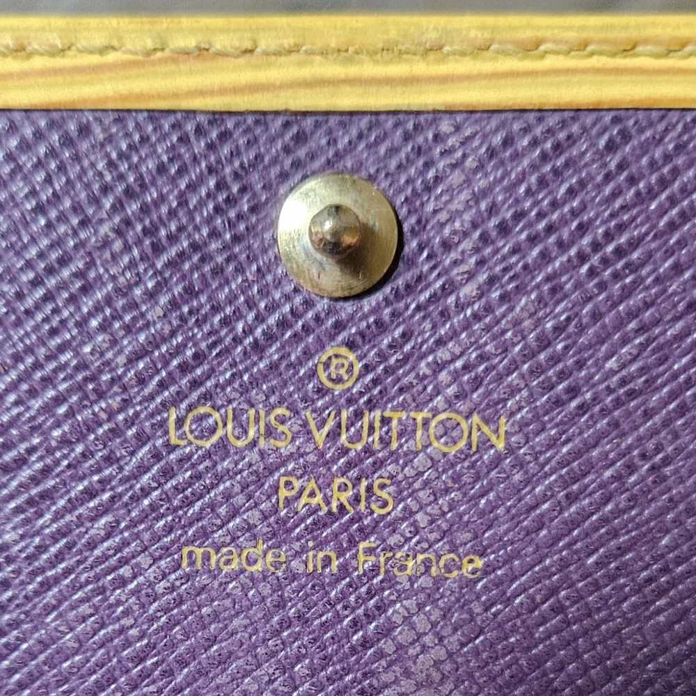Louis Vuitton Yellow Epi Wallet in EUC - Picture 6 of 10